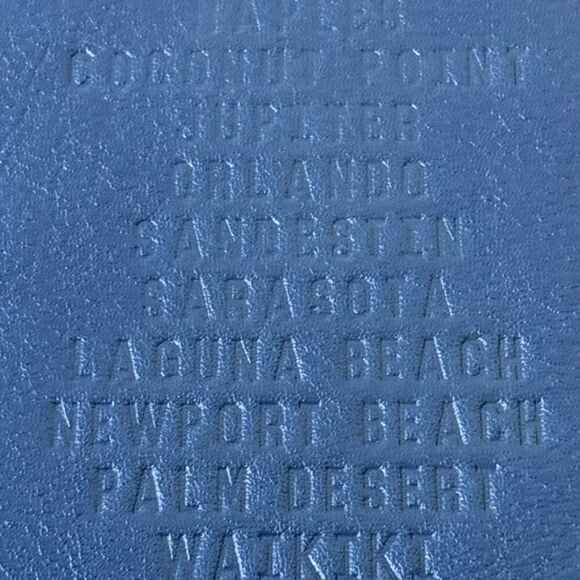 Tommy Bahama American Golfer leather passport score card holder - Picture 4 of 8